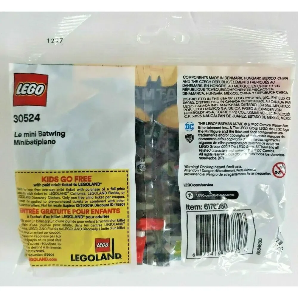 2012 NEW Lego Bat Wing Super Heroes Set 30524 80 Piece Sealed Polybag SH5